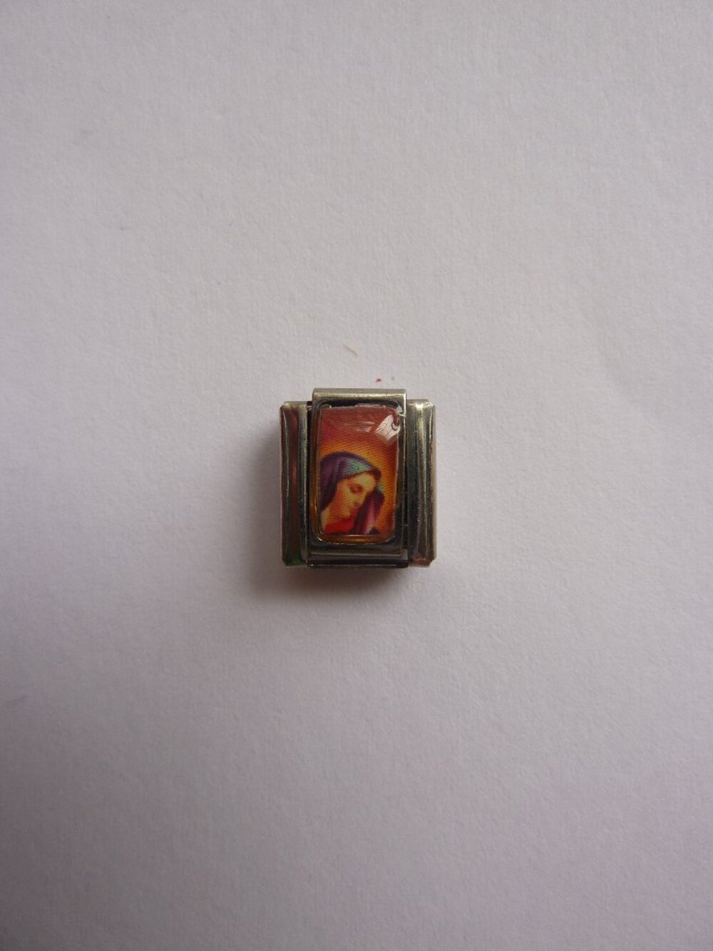 Catholic Link for Nomination-Style Italian Charm Bracelet